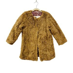 Babe & Tess kids Cozy Brown teddy Jacket coat NEW